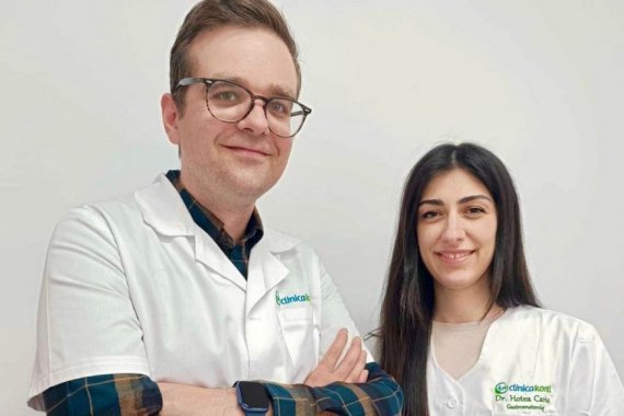 Dr. Hotea Carina și dr. Cioltean Ciprian: Soluții complete pentru problemele digestive la clinicile Korall din Satu Mare și Carei