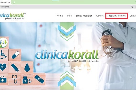 Programări online la Clinica Korall! Simplu, rapid și eficient!